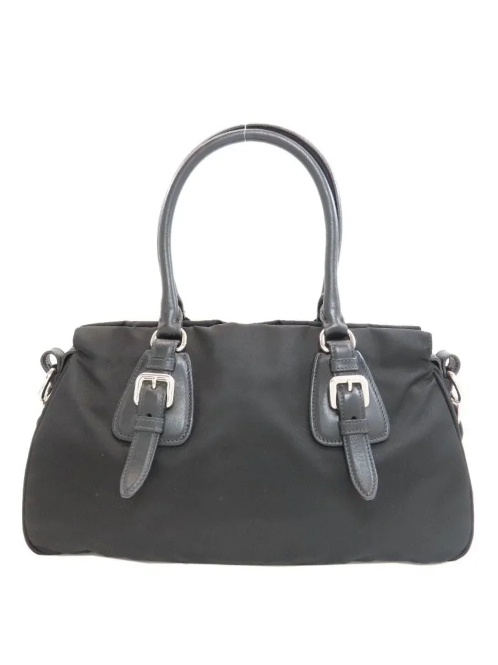 Prada Logo 2-Way Tote Nylon